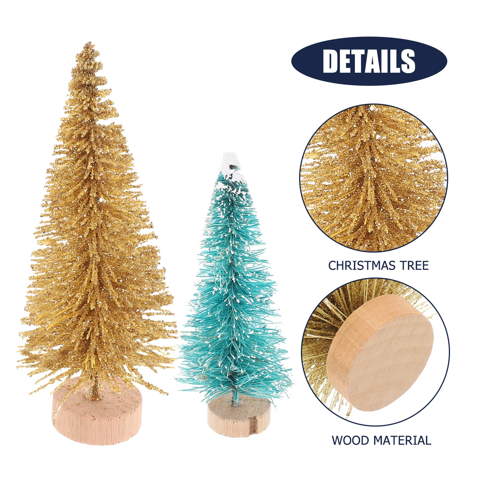 1Set Mini Pine Tree Artificial Christmas Tree with Wood Base Tabletop Decoration Small Xmas Ornament for Home Office Holiday
1Set Mini Pine Tree Artificial Christmas Tree with Wood Base Tabletop Decoration Small Xmas Ornament for Home Office Holiday