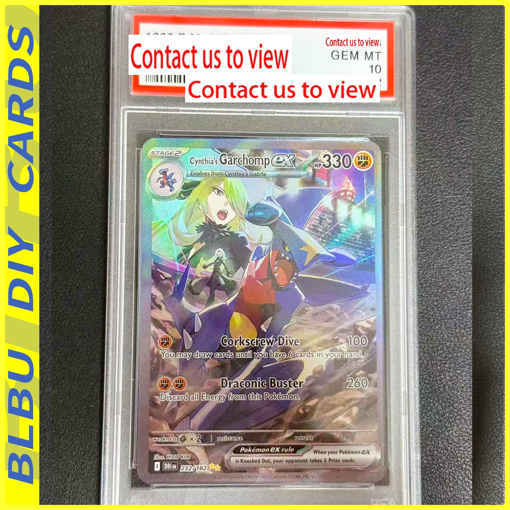 BLBU PTCG Pocket Card Garchomp Mew Charizard EX English Cards Relief Texture Anime DIY Collection Crystal Rating Card GEM MT10
BLBU PTCG Pocket Card Garchomp Mew Charizard EX English Cards Relief Texture Anime DIY Collection Crystal Rating Card GEM MT10