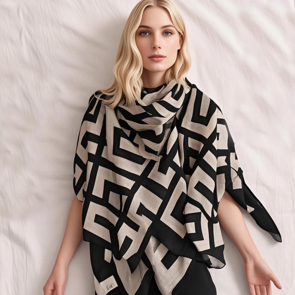 180x90cm Back-type Printed Scarf for Women's Autumn and Winter Cotton Linen Scarf Fashionable and Versatile Warm Shawl
180x90cm Back-type Printed Scarf for Women's Autumn and Winter Cotton Linen Scarf Fashionable and Versatile Warm Shawl