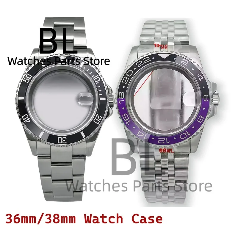 BLIGER 36mm Silver Sapphire Diver Watch Case Ceramic Bezel Fit NH34 NH35 NH36 PT5000 ETA2824 Miyota9015 Movement Stainless steel
BLIGER 36mm Silver Sapphire Diver Watch Case Ceramic Bezel Fit NH34 NH35 NH36 PT5000 ETA2824 Miyota9015 Movement Stainless steel