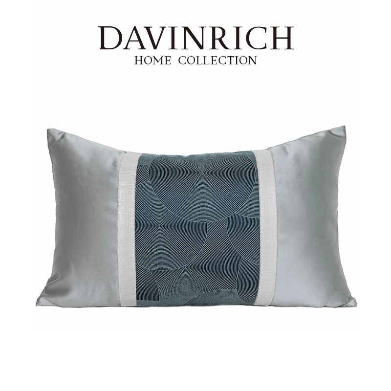 DAVINRICH Blue Silk Small Lumbar Pillowcase 30x50cm Coastal Aesthetic Scandinavian Style Decorative Accent Cushion Cover For Bed
DAVINRICH Blue Silk Small Lumbar Pillowcase 30x50cm Coastal Aesthetic Scandinavian Style Decorative Accent Cushion Cover For Bed