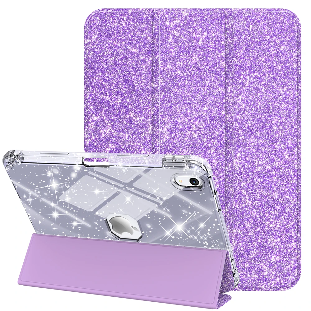 Smart Glitter Case Universal For iPad 2025 A16 11th 10.9 2022 10th Gen. A3354 A3355 A3356 A2757 A2777 A2696 TPU Back Stand Cover
Smart Glitter Case Universal For iPad 2025 A16 11th 10.9 2022 10th Gen. A3354 A3355 A3356 A2757 A2777 A2696 TPU Back Stand Cover