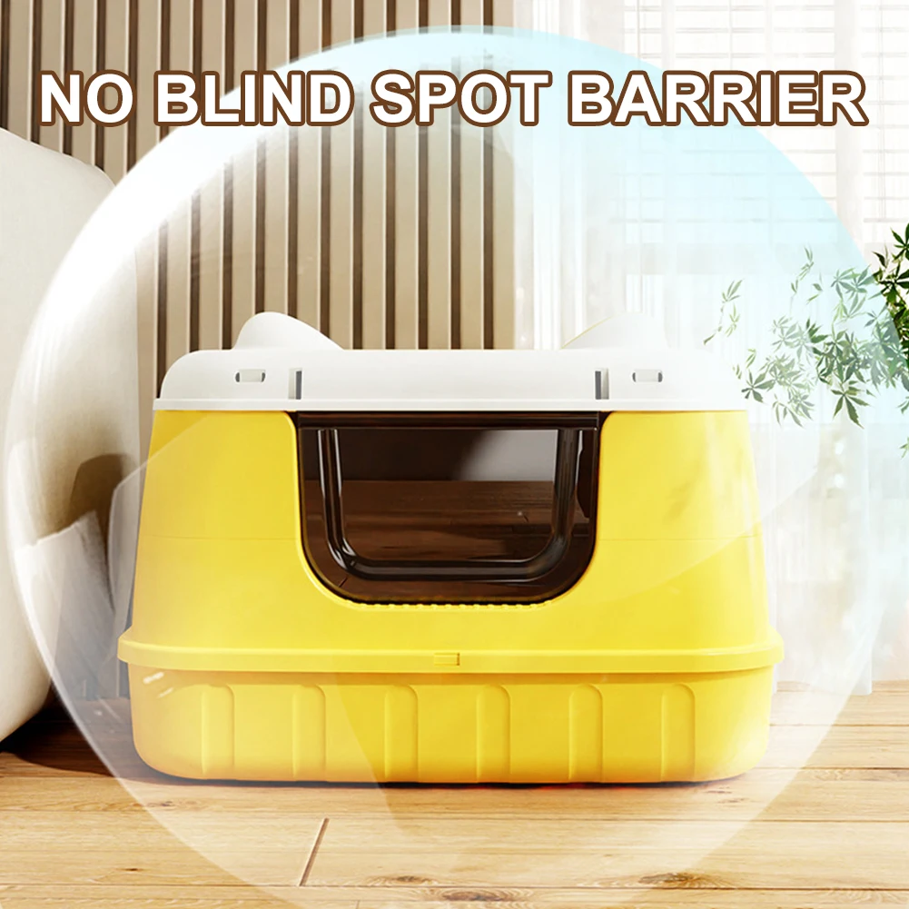 Закрытый туалет для кошек, лоток для кошачьего туалета с защитой от разбрызгивания, лоток для наполнителя для кошек, подходит для крупных пород кошек или для нескольких кошек в доме
Закрытый туалет для кошек, лоток для кошачьего туалета с защитой от разбрызгивания, лоток для наполнителя для кошек, подходит для крупных пород кошек или для нескольких кошек в доме