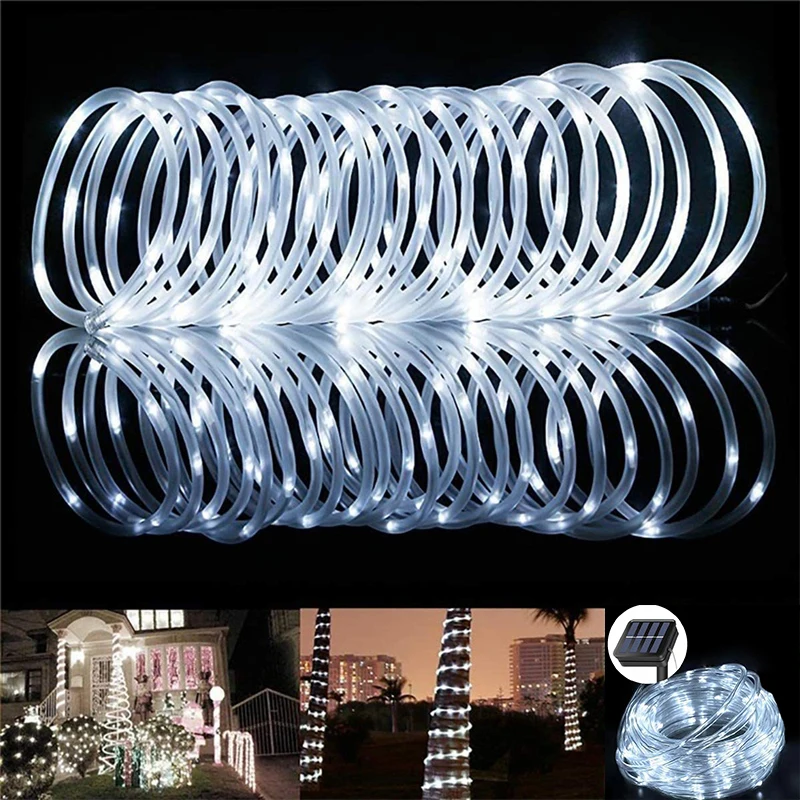 Garden String Lights Outdoor LED Fairy Light StringsSolar Tube Rope Led Light for Lawn Tree Yard Fence Pathway Christmas Decor
Garden String Lights Outdoor LED Fairy Light StringsSolar Tube Rope Led Light for Lawn Tree Yard Fence Pathway Christmas Decor