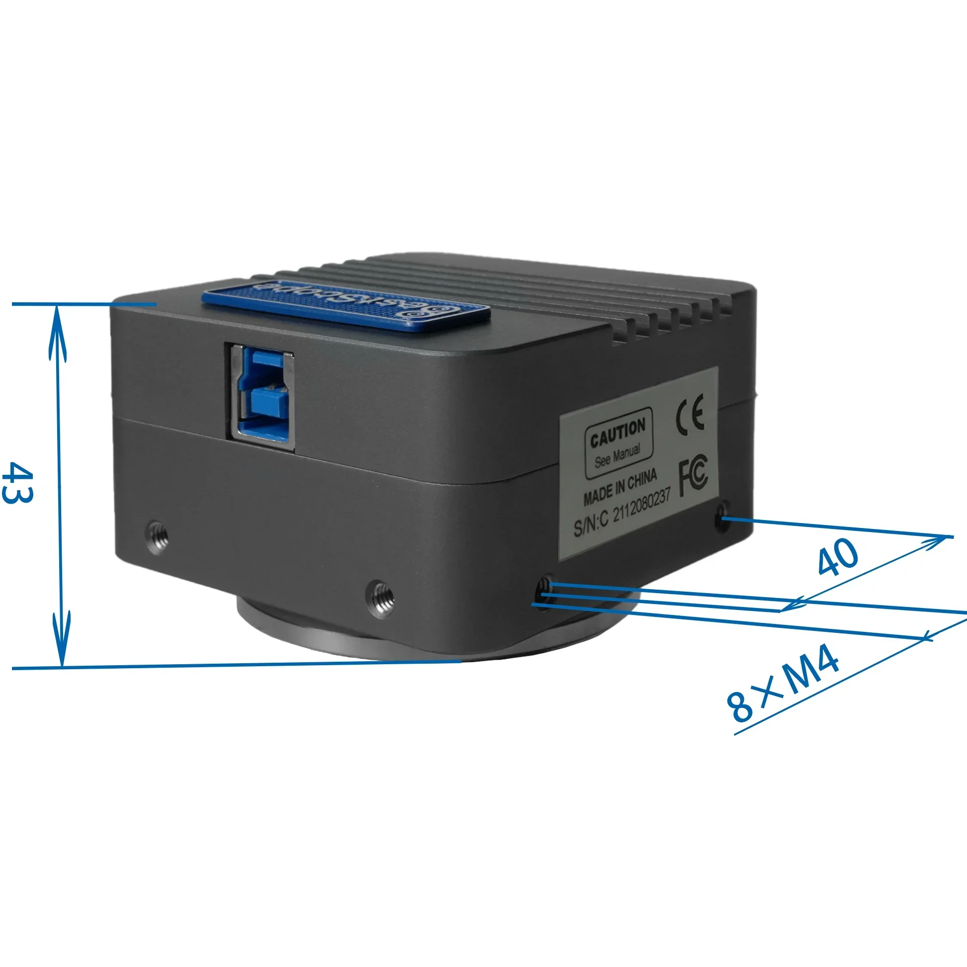 BestScope BUC5F-2000C 20.0MP USB3.0 C-mount CMOS Color Digital Camera for Trinocular Microscopes
BestScope BUC5F-2000C 20.0MP USB3.0 C-mount CMOS Color Digital Camera for Trinocular Microscopes