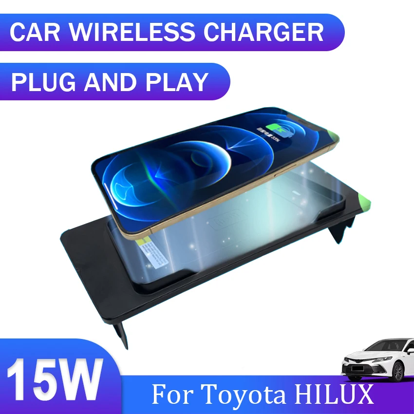 Car QI Wireless Charger For Toyota HILUX 2016~2018 2019 2020 2021 2022 wireless phone charger charging phone holder accessories
Car QI Wireless Charger For Toyota HILUX 2016~2018 2019 2020 2021 2022 wireless phone charger charging phone holder accessories