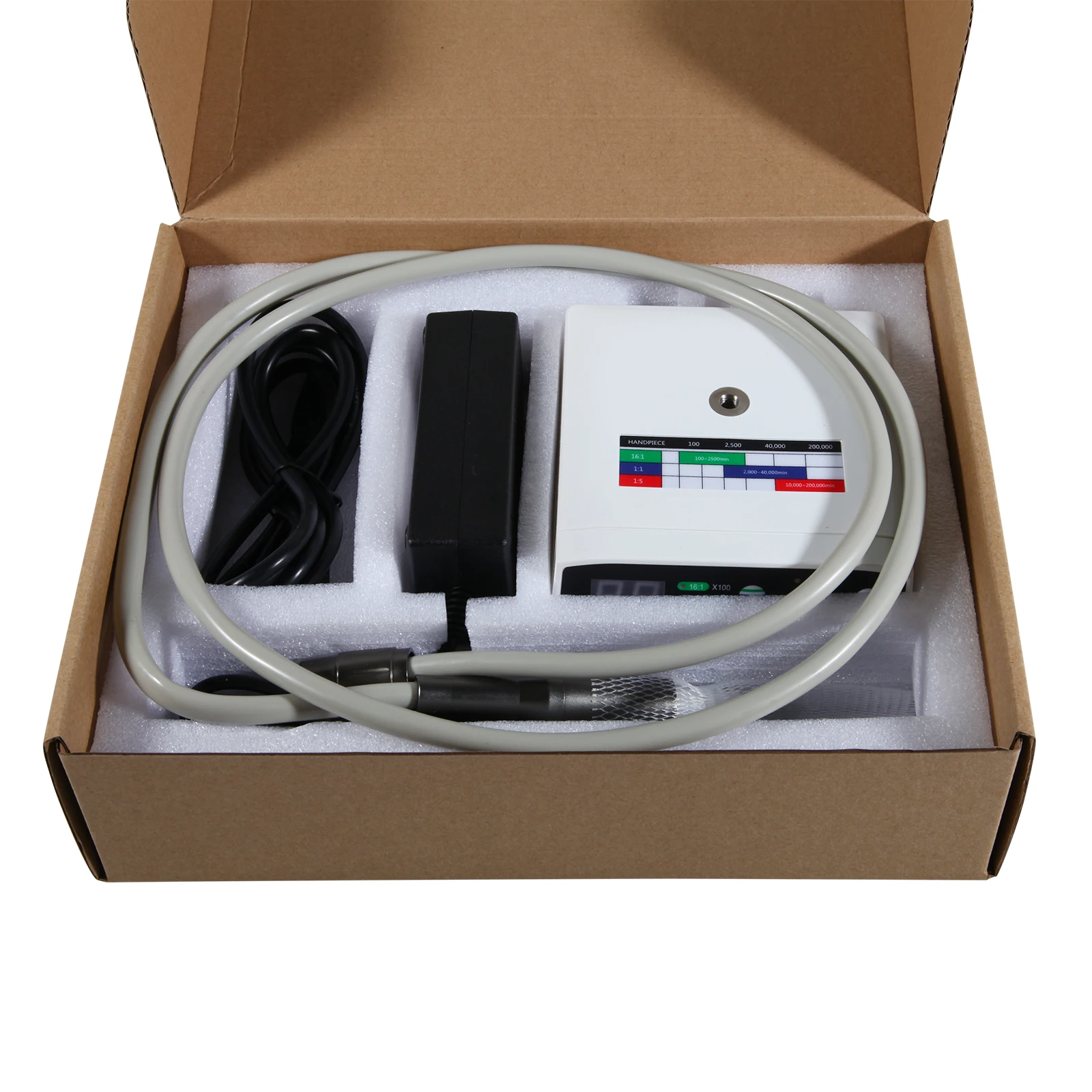 LED Fiber Brushless Motor den tal Surgical Brushless Electric Micromotor Digital fit 1:1/1:5/16:1 E-type Turbine N-S-K Style
LED Fiber Brushless Motor den tal Surgical Brushless Electric Micromotor Digital fit 1:1/1:5/16:1 E-type Turbine N-S-K Style