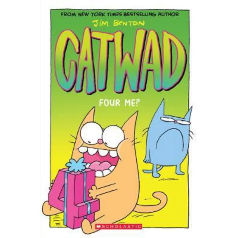 Книга Catwad 4 Four Me Jim Benton Graphix 9781338670899
Книга Catwad 4 Four Me Jim Benton Graphix 9781338670899