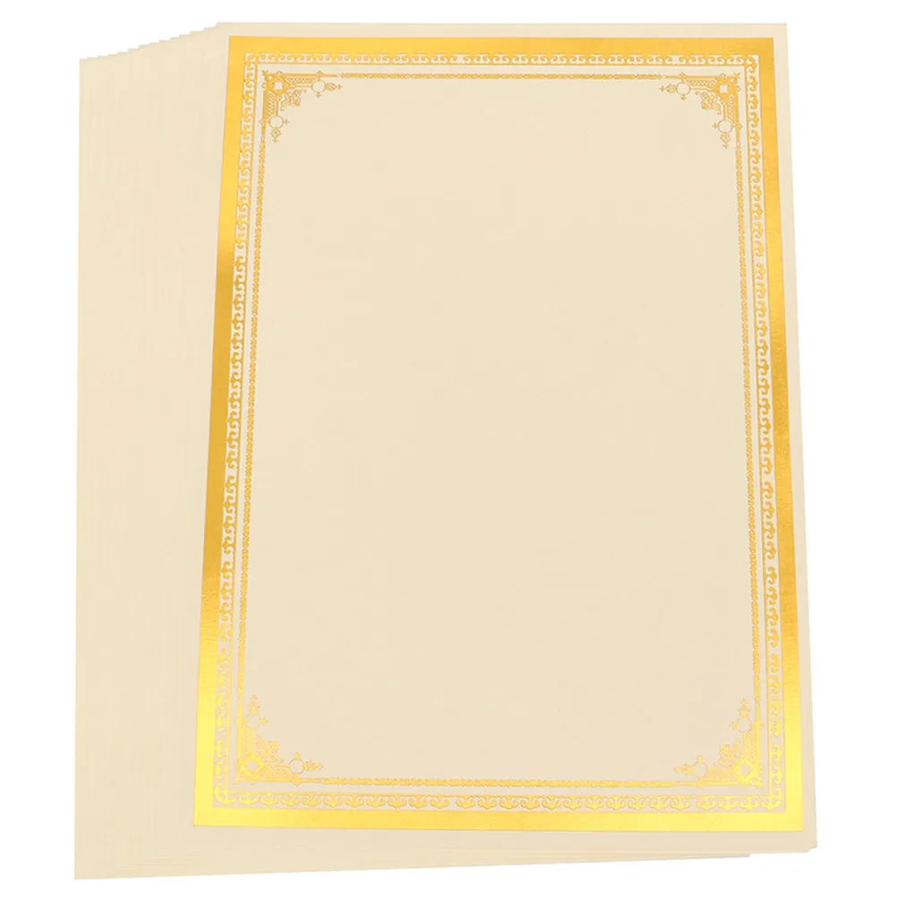 12 Sheets Blank Certificate Paper Premium Writable Printable Diploma Certificate Inner Paper for Academic Sports Awards
12 Sheets Blank Certificate Paper Premium Writable Printable Diploma Certificate Inner Paper for Academic Sports Awards