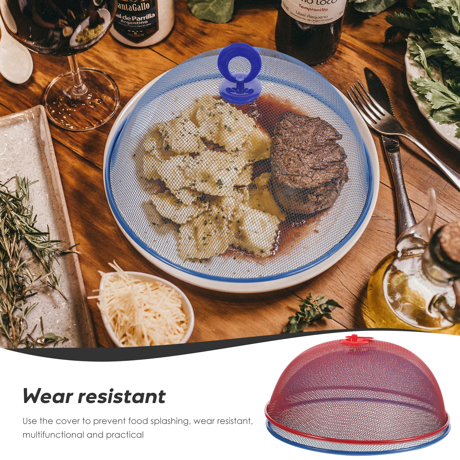2pcs Stainless Steel Food Tents Mesh Covers Heavy Duty Food Protectors Reusable Dust Insect Proof For Kitchen Picnic
2pcs Stainless Steel Food Tents Mesh Covers Heavy Duty Food Protectors Reusable Dust Insect Proof For Kitchen Picnic