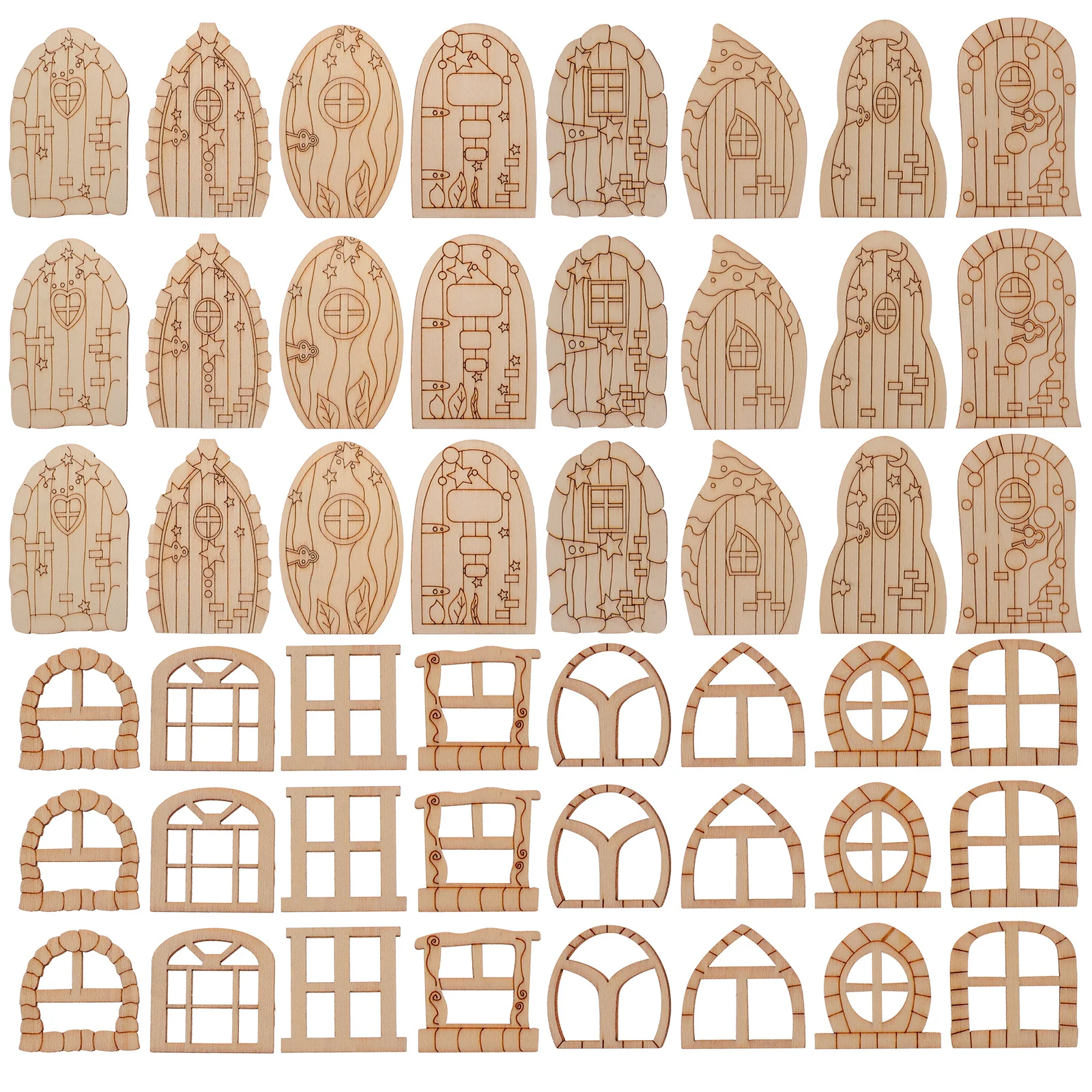64 шт. миниатюрная фея, неокрашенная деревянная дверь для детей, живопись, ремесло, декор «сделай сам», пустые мини-двери, набор украшений сказочного дома, дерево
64 шт. миниатюрная фея, неокрашенная деревянная дверь для детей, живопись, ремесло, декор «сделай сам», пустые мини-двери, набор украшений сказочного дома, дерево