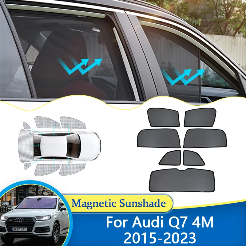 For Audi Q7 4M 2016~2024 Magnetic Sunshade Car Window Windshield Visor Sun Shade UV Protection Net Mesh Shield Curtain Cover
For Audi Q7 4M 2016~2024 Magnetic Sunshade Car Window Windshield Visor Sun Shade UV Protection Net Mesh Shield Curtain Cover