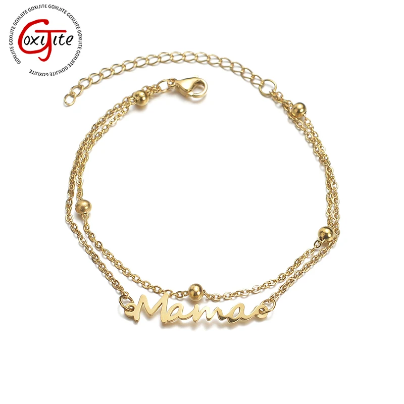 Goxijite Custom Name Bracelet For Kids Stainless Steel Personalized Double Layer With Round Ball Letter Bracelets Gift
Goxijite Custom Name Bracelet For Kids Stainless Steel Personalized Double Layer With Round Ball Letter Bracelets Gift