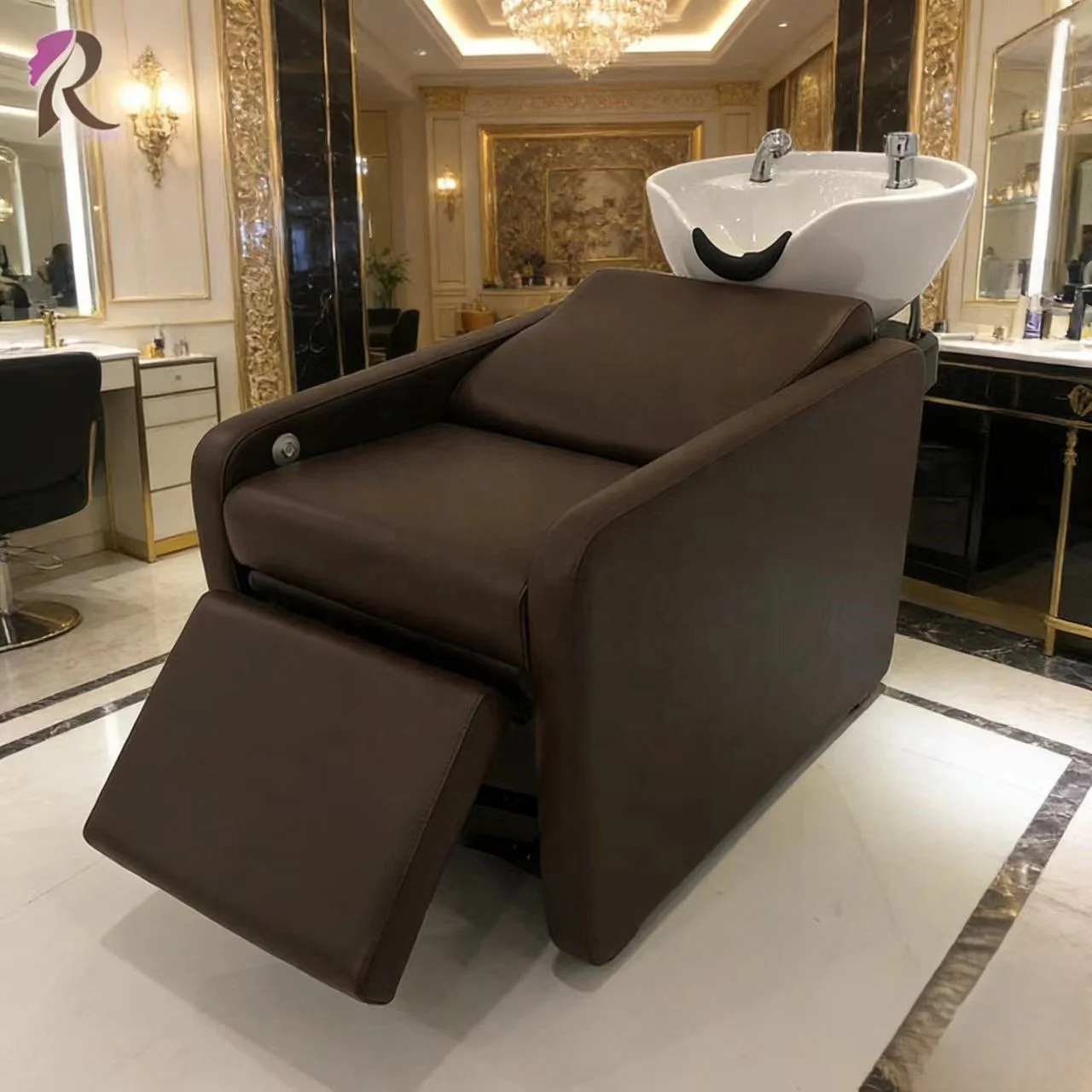Light Luxury Electric Shampoo Recliner Chair with Ceramic Basin Hair Salon Special Washing Equipment
Light Luxury Electric Shampoo Recliner Chair with Ceramic Basin Hair Salon Special Washing Equipment