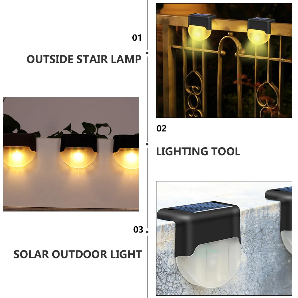 4pcs Step Stair Lamp Outdoor Waterproof LED Solar Light for Garden Pathway Deck IP55 Rainproof Solar Outdoor Light
4pcs Step Stair Lamp Outdoor Waterproof LED Solar Light for Garden Pathway Deck IP55 Rainproof Solar Outdoor Light