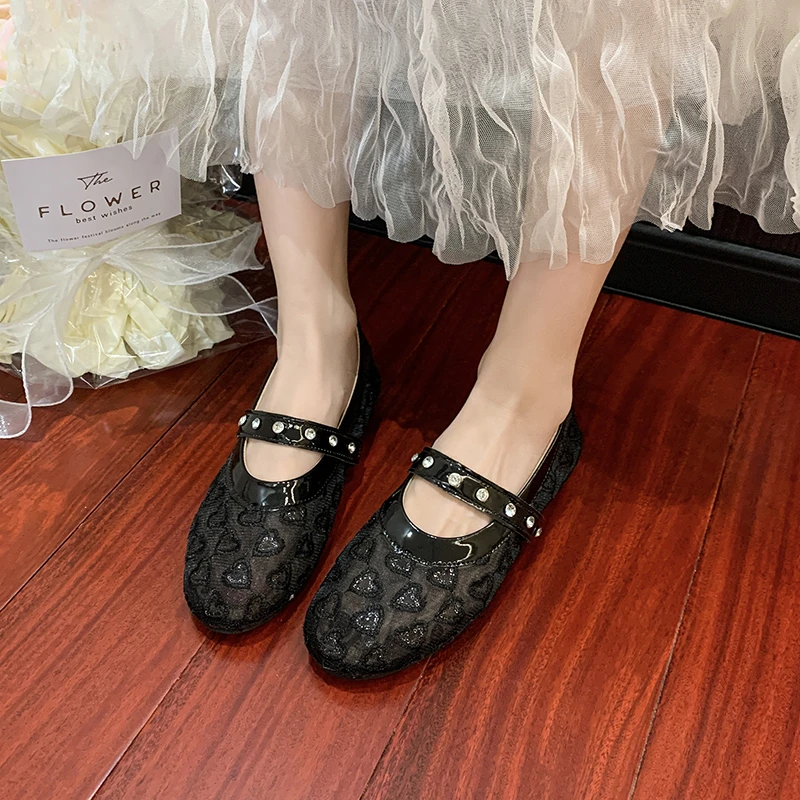 Women's Flat Shoes 2025 Spring New Casual Breathable Color Commute Shallow Mouth Mesh Comfortable Non-slip Shoes
Women's Flat Shoes 2025 Spring New Casual Breathable Color Commute Shallow Mouth Mesh Comfortable Non-slip Shoes
