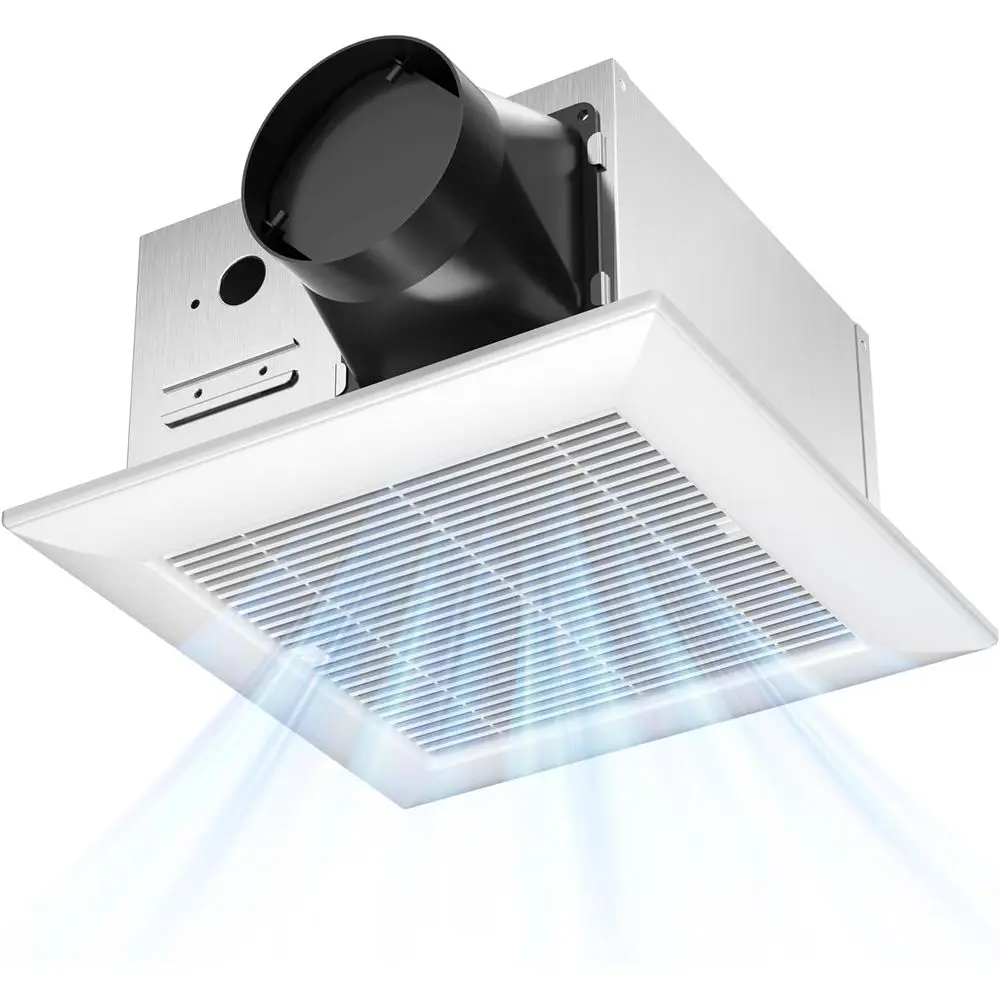 Ceiling Mounted Bath Exhaust Fan, 1.0 Sones, 110 CMH, Quiet Operation, ETL & CC Certified, No Attic Access Needed
Ceiling Mounted Bath Exhaust Fan, 1.0 Sones, 110 CMH, Quiet Operation, ETL & CC Certified, No Attic Access Needed