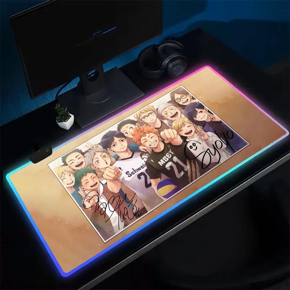 Anime H-Haikyu Mouse Pad Anime Gaming Mouse Pad LED Table Pads Backlit Rubber Desktop XXL RGB Desk Mats
Anime H-Haikyu Mouse Pad Anime Gaming Mouse Pad LED Table Pads Backlit Rubber Desktop XXL RGB Desk Mats