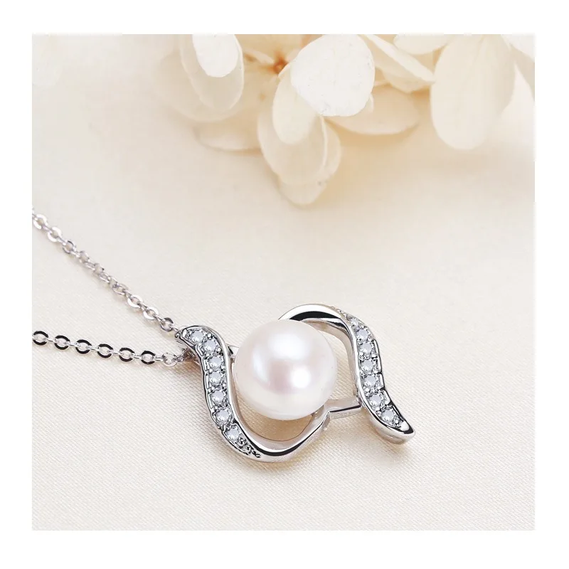 Pearl Jewelry Copper Platinum Plated Zircon Pendant Simple Versatile Freshwater Pearl Collarbone Chain Necklace Women
Pearl Jewelry Copper Platinum Plated Zircon Pendant Simple Versatile Freshwater Pearl Collarbone Chain Necklace Women