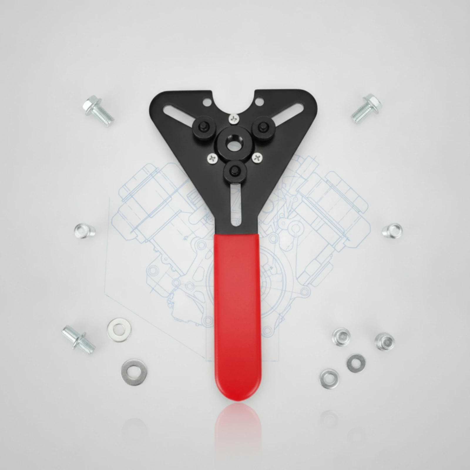 Air Conditioning Compressor Clutch Removal Tool Sturdy Clutch Repair Wrench with Fasteners Sturdy Portable for Mechanics
Air Conditioning Compressor Clutch Removal Tool Sturdy Clutch Repair Wrench with Fasteners Sturdy Portable for Mechanics
