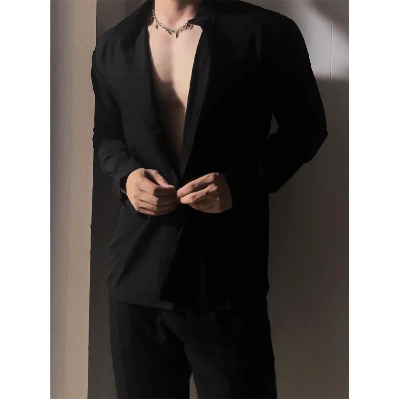 Ele White Long Sve Men's irt Casual Sli Busin Gentleman Cotton Polyester Blend Iron-Free Square Collar Top
Ele White Long Sve Men's irt Casual Sli Busin Gentleman Cotton Polyester Blend Iron-Free Square Collar Top