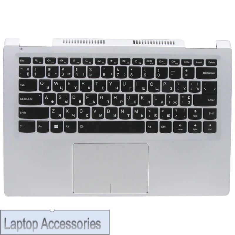 UKR Ukrainian Keyboard Silver Upper Case Palmrest Shell Cover For Lenovo Ideapad Yoga 710 14ISK 14IKB Laptop 5CB0M31003
UKR Ukrainian Keyboard Silver Upper Case Palmrest Shell Cover For Lenovo Ideapad Yoga 710 14ISK 14IKB Laptop 5CB0M31003
