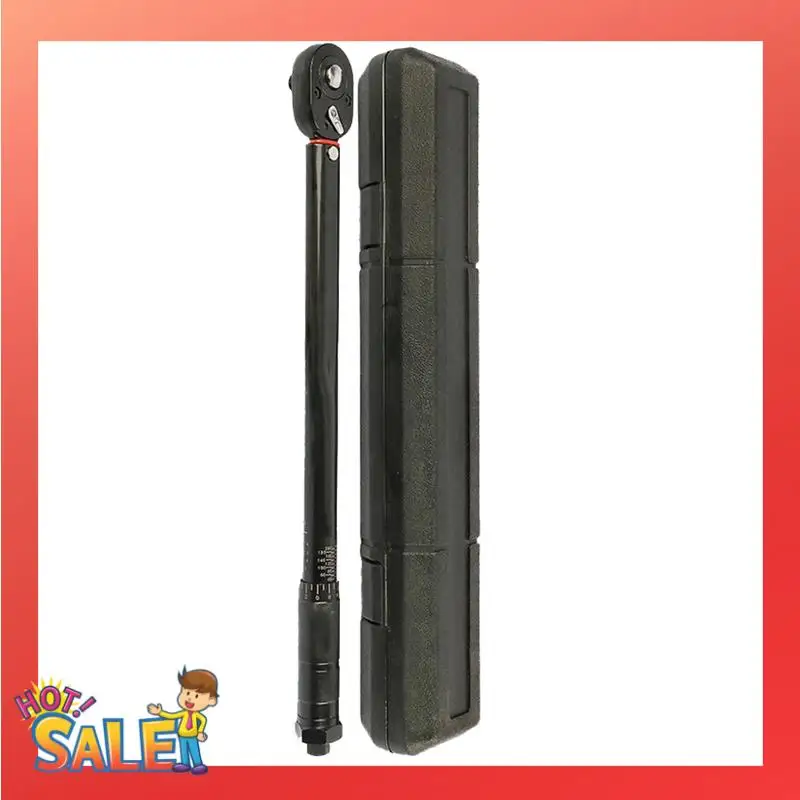 1 PCS Torque Wrench 1/2Inch Auto Repair Tire Preset Torque Wrench Black Steel 28-210N.M
1 PCS Torque Wrench 1/2Inch Auto Repair Tire Preset Torque Wrench Black Steel 28-210N.M