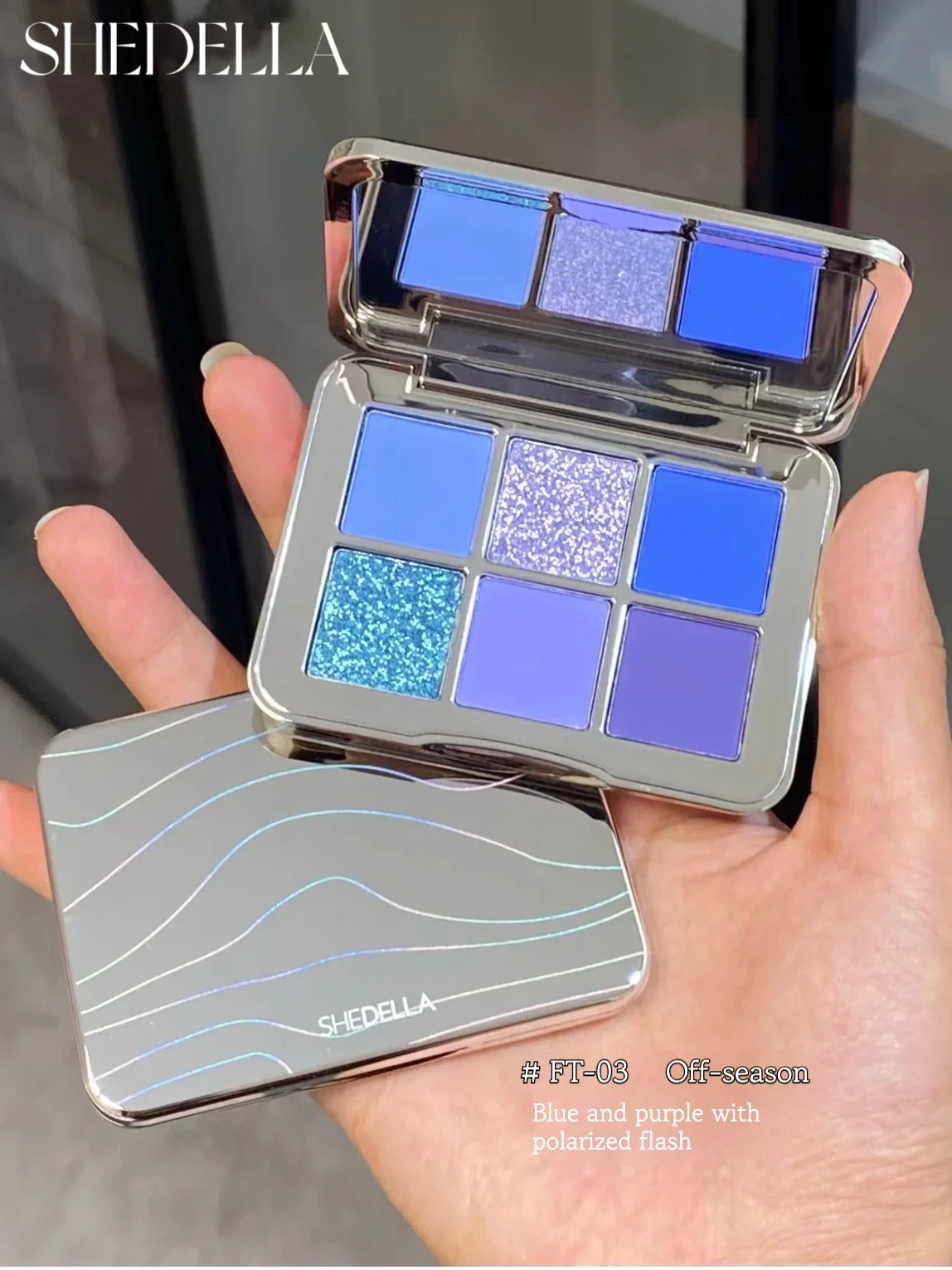 Shedella 6 Color Eyeshadow Platte Shimmer Matte Pearlescent Blue Green Purple Color Cool Snow Iceberg 2023 New
Shedella 6 Color Eyeshadow Platte Shimmer Matte Pearlescent Blue Green Purple Color Cool Snow Iceberg 2023 New