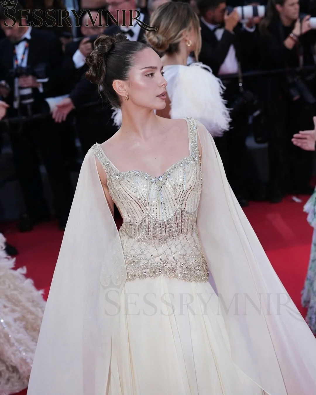 SESSRYMNIR Women'S Wedding Party Attire Customize Square Neckline A-Line Evening Dresses Cap Sleeves Floor-Length Prom Dress
SESSRYMNIR Women'S Wedding Party Attire Customize Square Neckline A-Line Evening Dresses Cap Sleeves Floor-Length Prom Dress