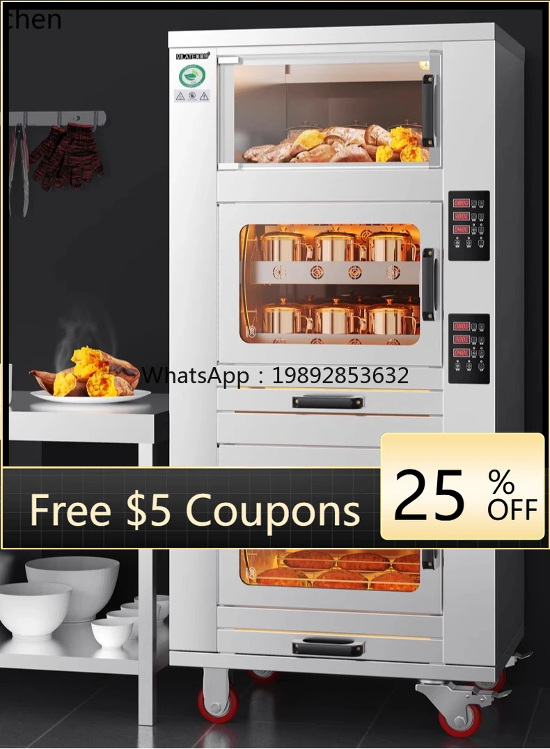 Electric Sweet Potato Roaster Fully Automatic Sweet Potato Corn Oven Rock Sugar Roasted Pear Machine
Electric Sweet Potato Roaster Fully Automatic Sweet Potato Corn Oven Rock Sugar Roasted Pear Machine