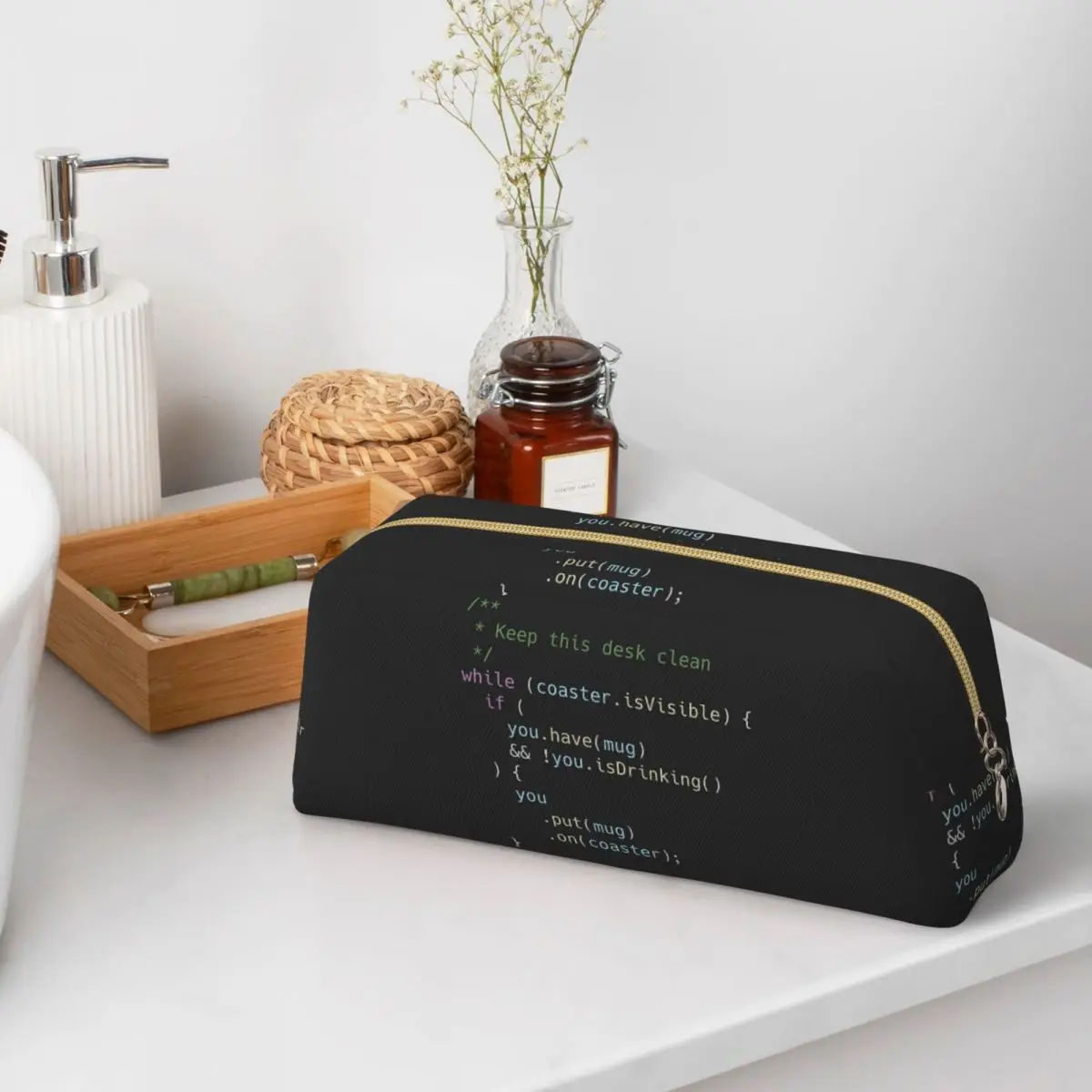 The Perfect Coaster For Programmers Pencil Cases for Students Gifts Pen Box Pencil Bag Large Capacity Pencil Pouch Pen Holder
The Perfect Coaster For Programmers Pencil Cases for Students Gifts Pen Box Pencil Bag Large Capacity Pencil Pouch Pen Holder