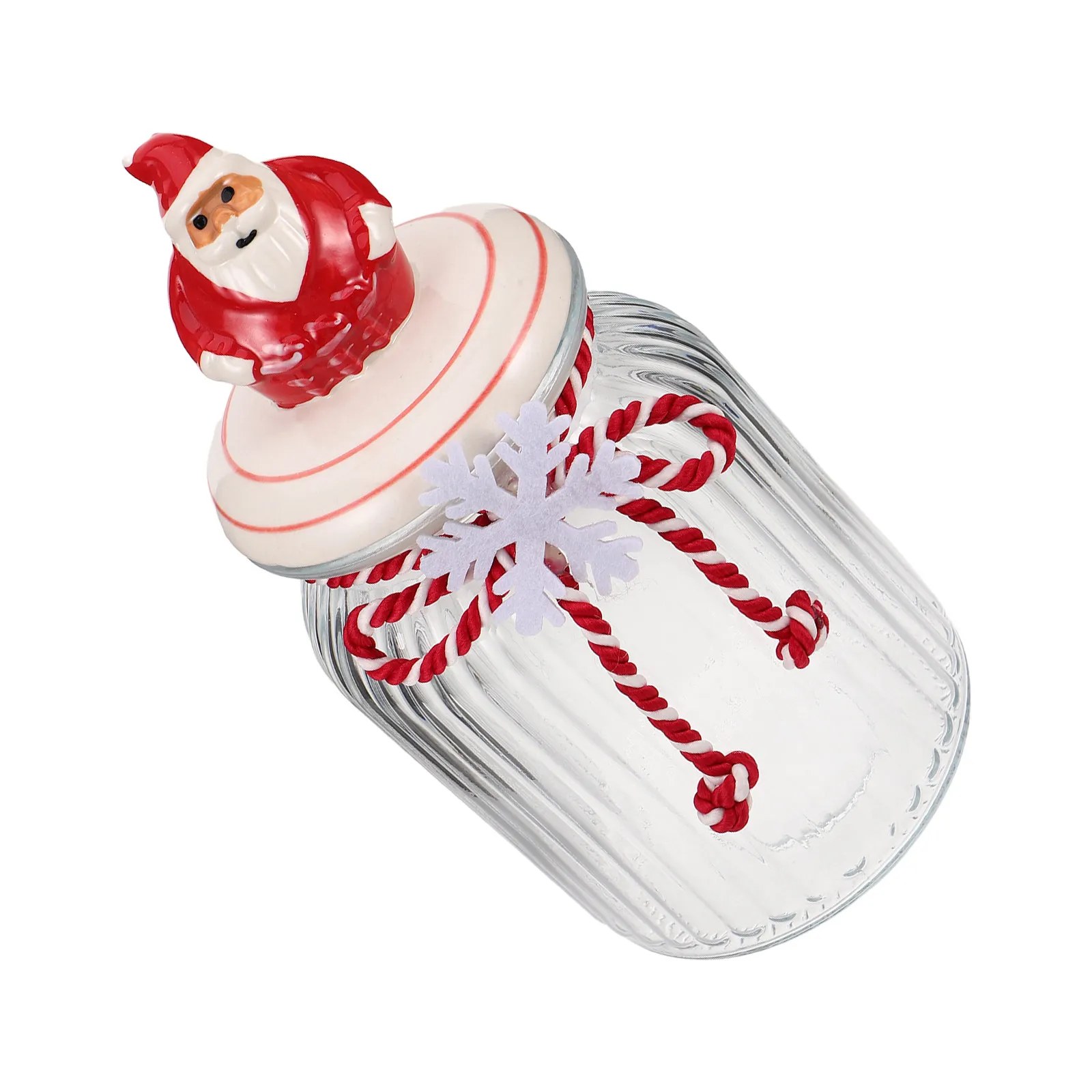 Christmas Glass Cookie Jar with Lid Festive Gingerbread Design Clear Food Storage Container for Cookies Candy Nuts Holiday
Christmas Glass Cookie Jar with Lid Festive Gingerbread Design Clear Food Storage Container for Cookies Candy Nuts Holiday