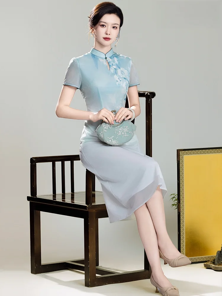 Xiu Guan Tang Bi Yue 2026 Summer New Sle adient een Print Slimming New Chinese Sle National Trend Dr
Xiu Guan Tang Bi Yue 2026 Summer New Sle adient een Print Slimming New Chinese Sle National Trend Dr