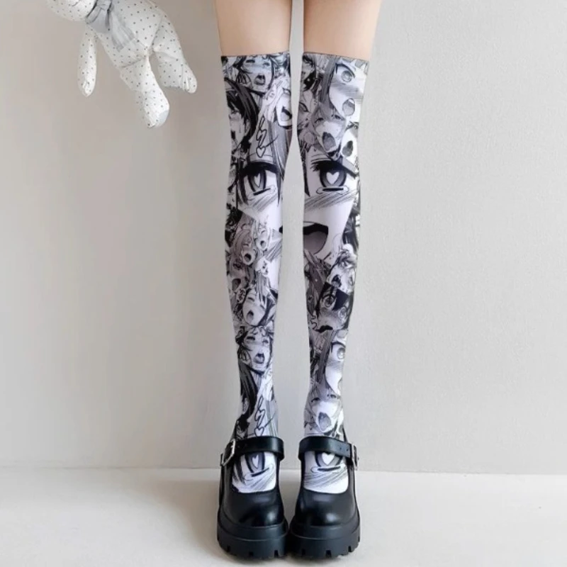 60cm/75cm Anime printed stockings thin women's spring and autumn Japanese Lolita cute over-knee long cosplay women's socks
60cm/75cm Anime printed stockings thin women's spring and autumn Japanese Lolita cute over-knee long cosplay women's socks