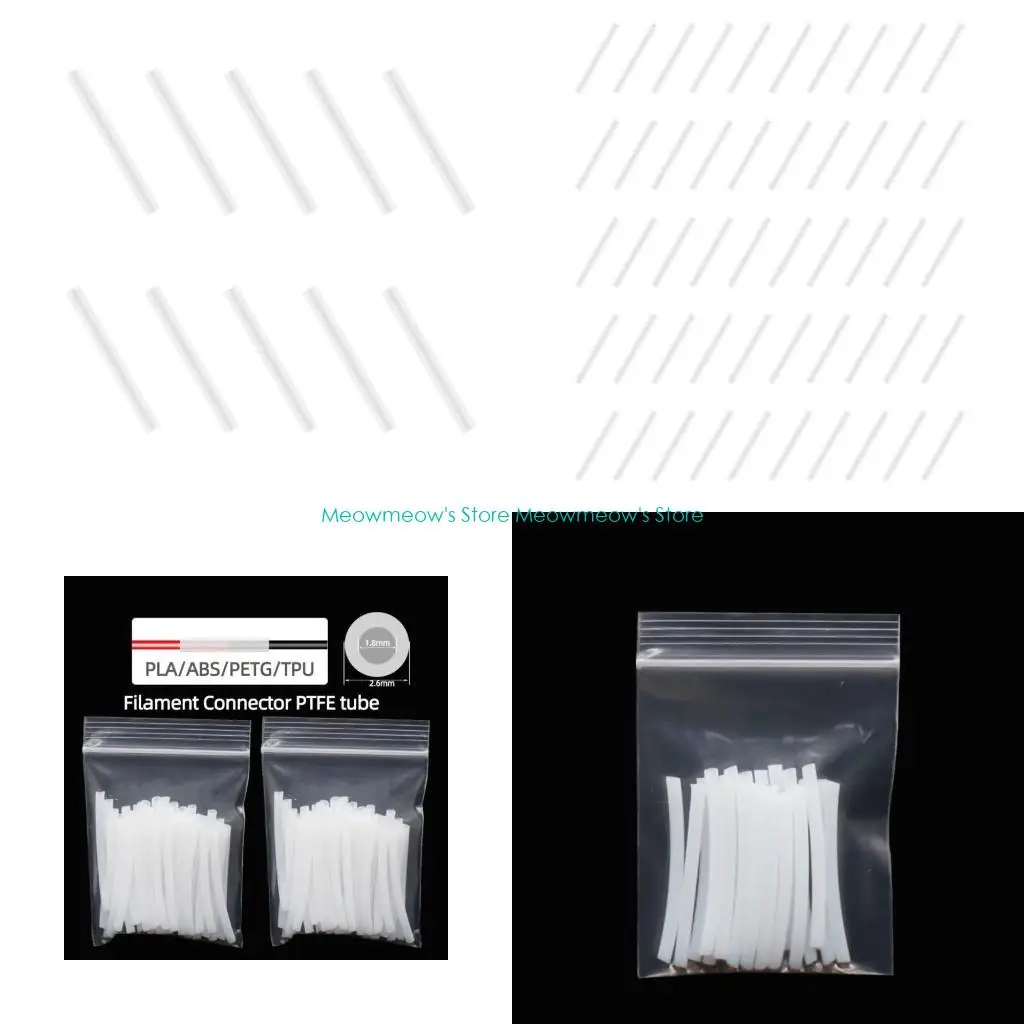 W91A 10/30/50PCS PTFE Филаменты SplicingTubes для -печати длиной 37 мм
W91A 10/30/50PCS PTFE Филаменты SplicingTubes для -печати длиной 37 мм