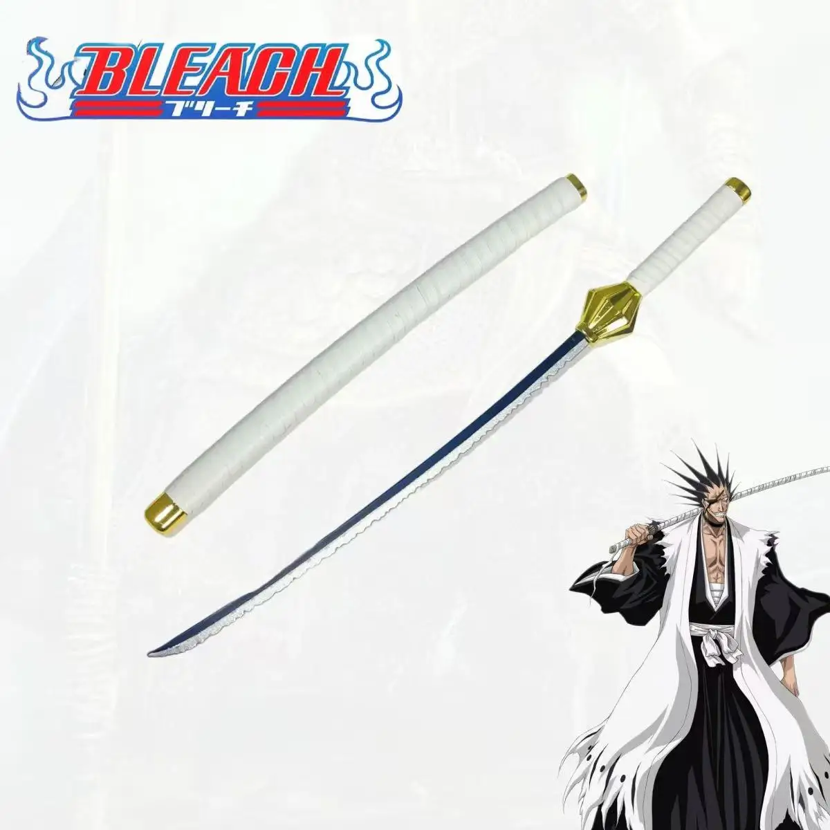 9.8inch Bleach Kenpachi Zaraki Metal Katana Sword Original Samurai Sabre Katana Sabre Ninja Knife Cosplay Accessories Prop Toy
9.8inch Bleach Kenpachi Zaraki Metal Katana Sword Original Samurai Sabre Katana Sabre Ninja Knife Cosplay Accessories Prop Toy
