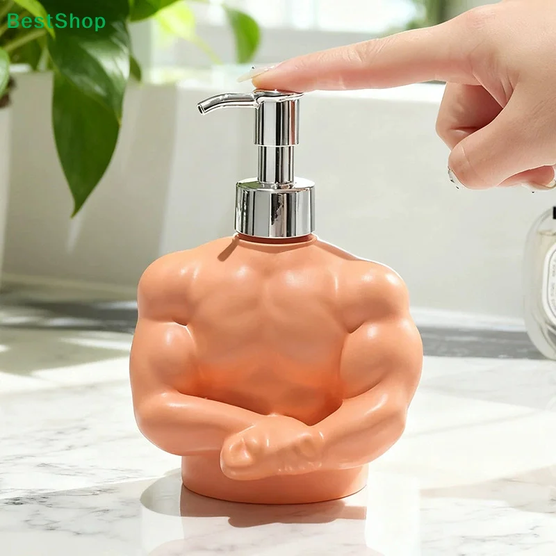 ♥ Funny Muscle Man Soap Dispenser - Novelty Resin Lotion Dispenser for Bathroom & Kitchen Countertops
♥ Funny Muscle Man Soap Dispenser - Novelty Resin Lotion Dispenser for Bathroom & Kitchen Countertops