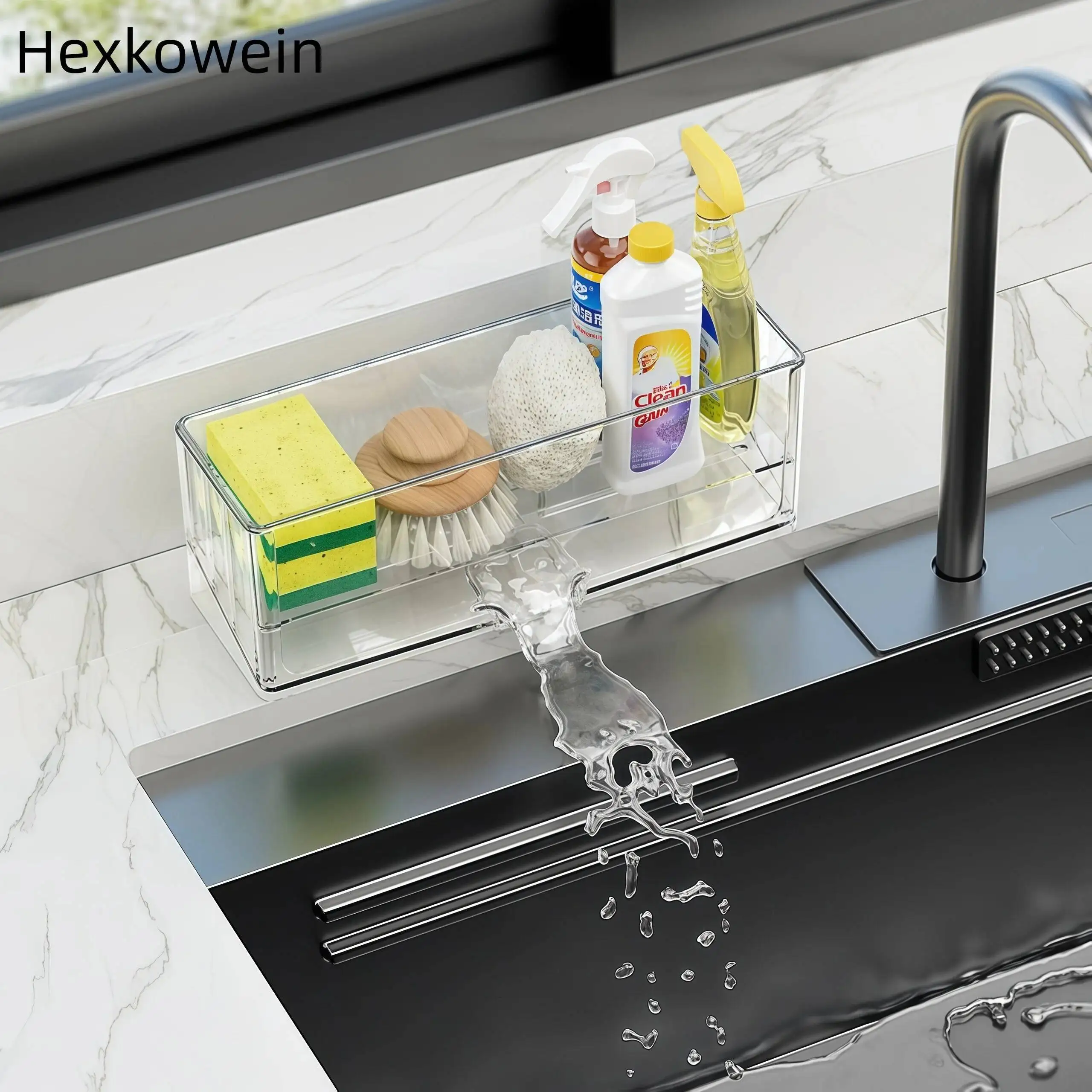 Large Kitchen Sink Drain Sponge Holder Faucet Storage Soap Dish Drainer Towel Rack Shelf Organizer Bathroom Accessories
Large Kitchen Sink Drain Sponge Holder Faucet Storage Soap Dish Drainer Towel Rack Shelf Organizer Bathroom Accessories