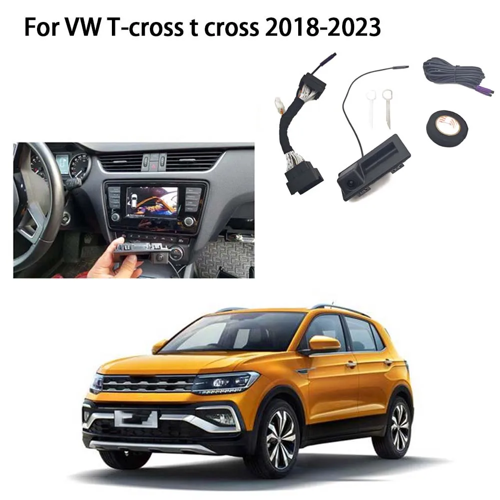 Камера заднего вида с динамической траекторией Canbus и блоком MIB Plug & Play для VW T-cross t cross 2018-2023
Камера заднего вида с динамической траекторией Canbus и блоком MIB Plug & Play для VW T-cross t cross 2018-2023