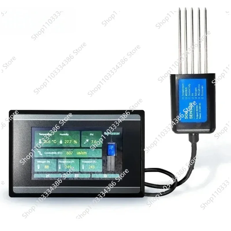 Measure and Record RS485 Soil Moisture EC PH NPK Sensor Using Human-machine Interface Touch Screen
Measure and Record RS485 Soil Moisture EC PH NPK Sensor Using Human-machine Interface Touch Screen