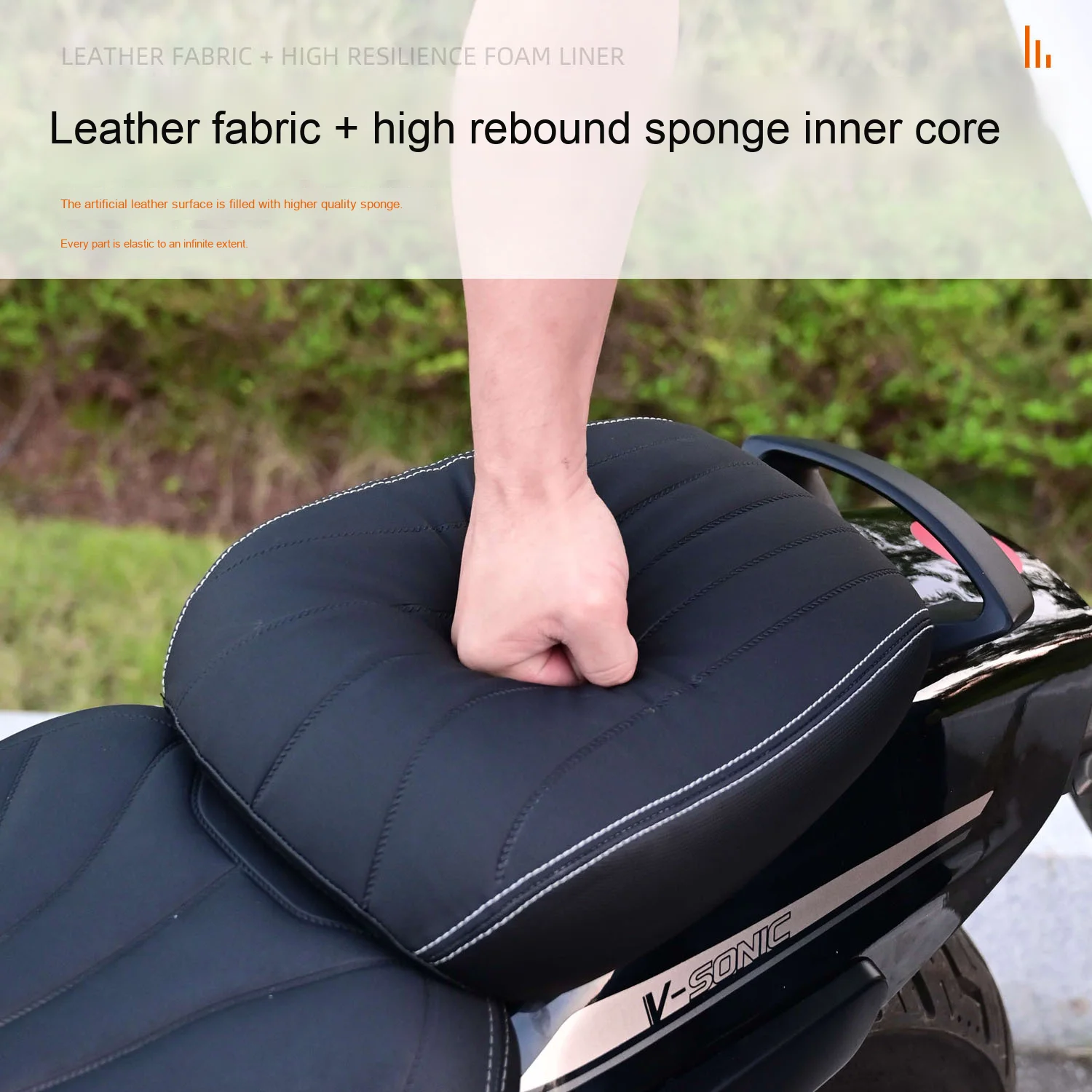CU250 Full Leather Motorcycling Rear Seat Cushion Thickened Widened High Rebound Foam Motorcycle Seats Backrests
CU250 Full Leather Motorcycling Rear Seat Cushion Thickened Widened High Rebound Foam Motorcycle Seats Backrests