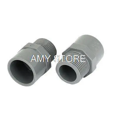 25mm 3/4" BSP Male Thread Gray Straight Water Hose Pipe Fitting Connectors
25mm 3/4" BSP Male Thread Gray Straight Water Hose Pipe Fitting Connectors