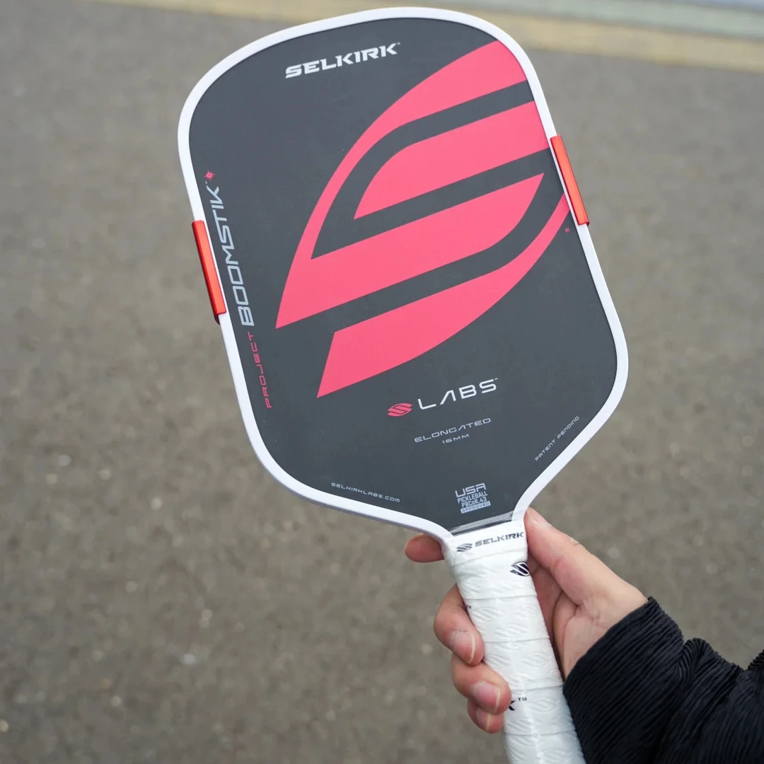 Selkirk LABS Project Boomstik Elongated Pickleball Paddle High Spin Large Sweet Spot BoomCore MOI Tuning System USAP Approved
Selkirk LABS Project Boomstik Elongated Pickleball Paddle High Spin Large Sweet Spot BoomCore MOI Tuning System USAP Approved