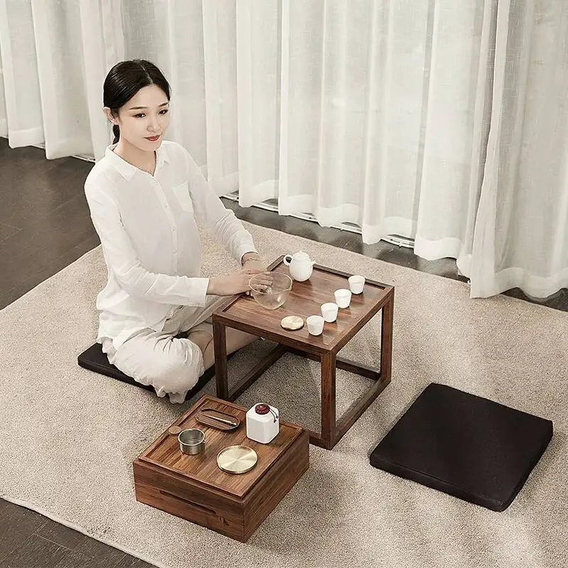 Tatami Coffee Solid Wood Tea Japanese Style Low Kang Small Square Modern Simple Zen Bay Window Table
Tatami Coffee Solid Wood Tea Japanese Style Low Kang Small Square Modern Simple Zen Bay Window Table