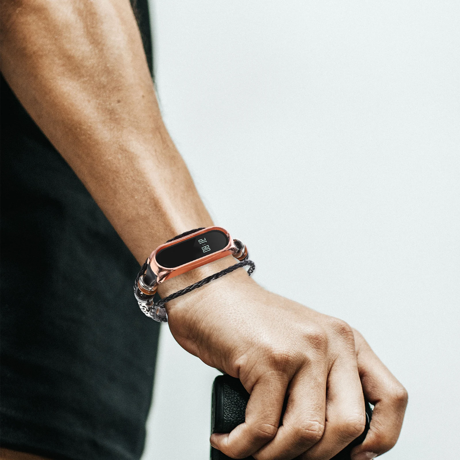 Metal Beaded Wristband Smart Watch Strap Replacement Watchband for 5 Retro Bands Uhrenarmband Sport
Metal Beaded Wristband Smart Watch Strap Replacement Watchband for 5 Retro Bands Uhrenarmband Sport