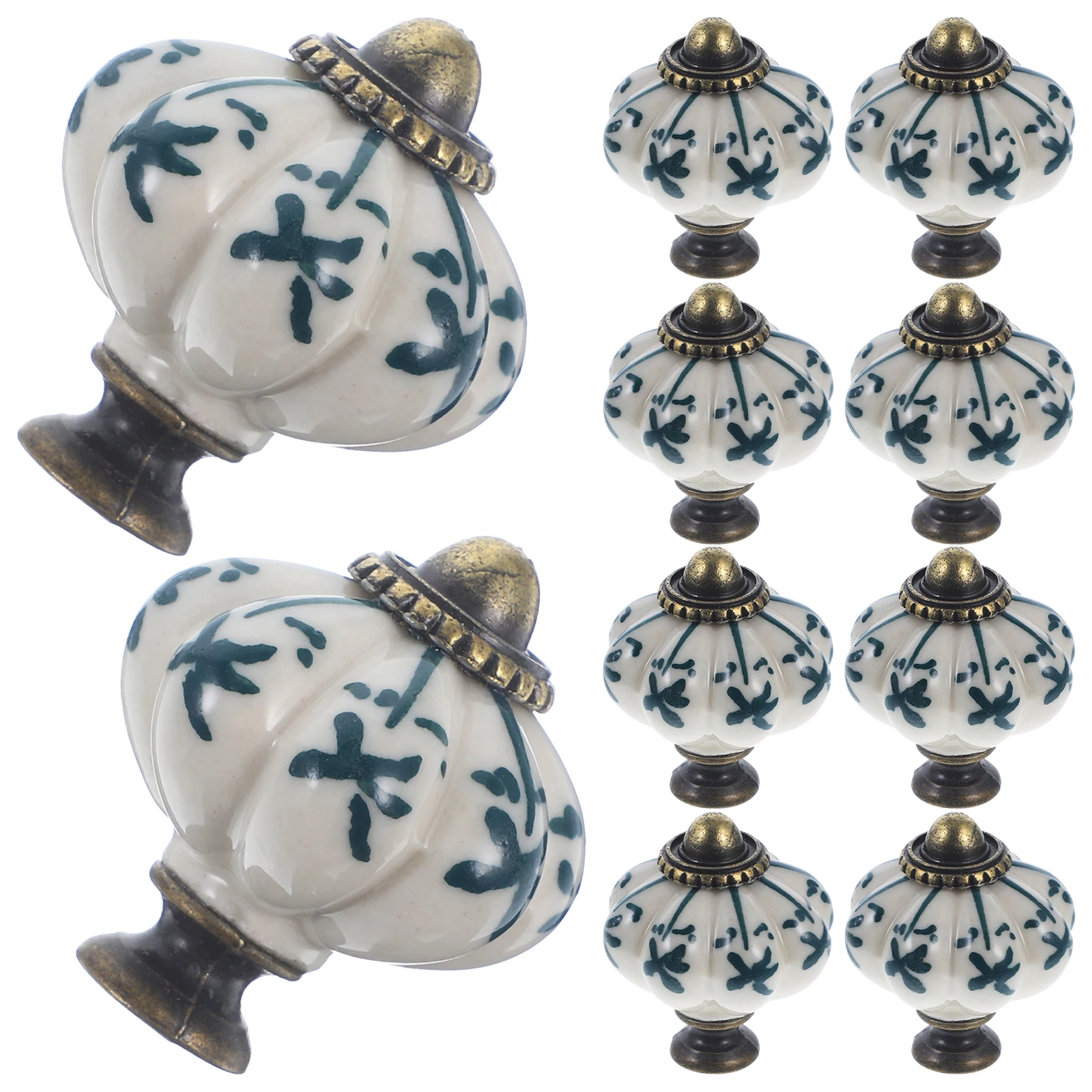 12 Pcs 33x38MM Ceramic Blue White Pumpkin Knobs for Dresser Drawer Cabinet Hardware Vintage Furniture Handles Durable
12 Pcs 33x38MM Ceramic Blue White Pumpkin Knobs for Dresser Drawer Cabinet Hardware Vintage Furniture Handles Durable