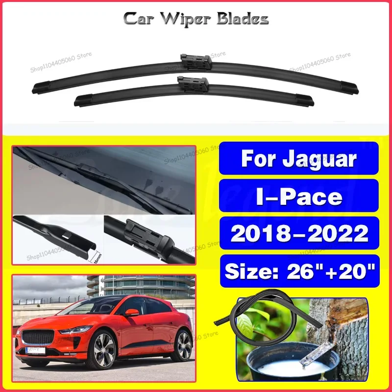 For Jaguar I-Pace IPace 2018 2019 2020 2021 2022 Car Front Wiper Blades Windscreen Windshield Accessories Windows Brushes 26"20"
For Jaguar I-Pace IPace 2018 2019 2020 2021 2022 Car Front Wiper Blades Windscreen Windshield Accessories Windows Brushes 26"20"