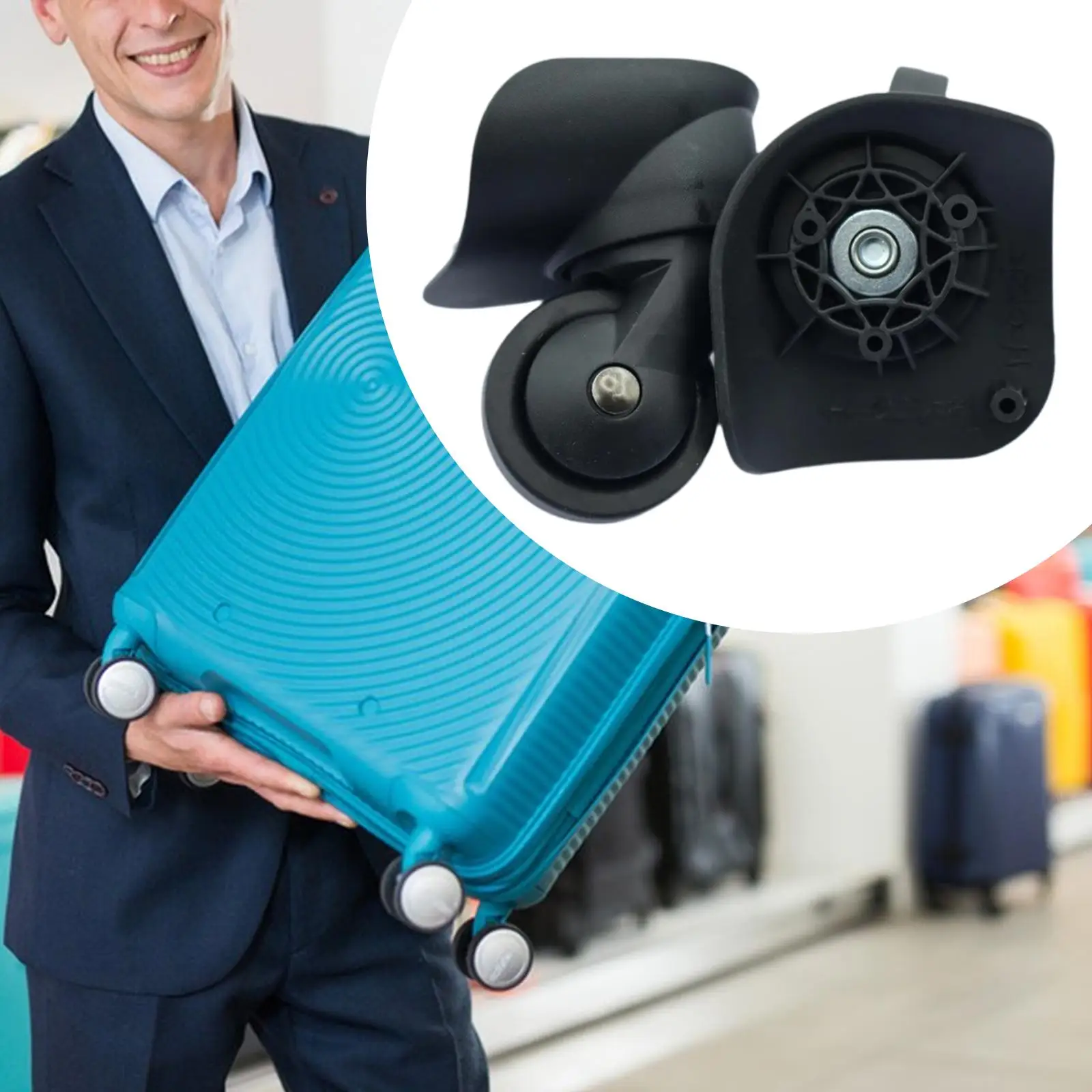 2 шт., сменные колеса для чемодана, универсальные поворотные на 360° ролики для тележек, бесшумные для сумок, чемодан на тележке, тележки для покупок
2 шт., сменные колеса для чемодана, универсальные поворотные на 360° ролики для тележек, бесшумные для сумок, чемодан на тележке, тележки для покупок