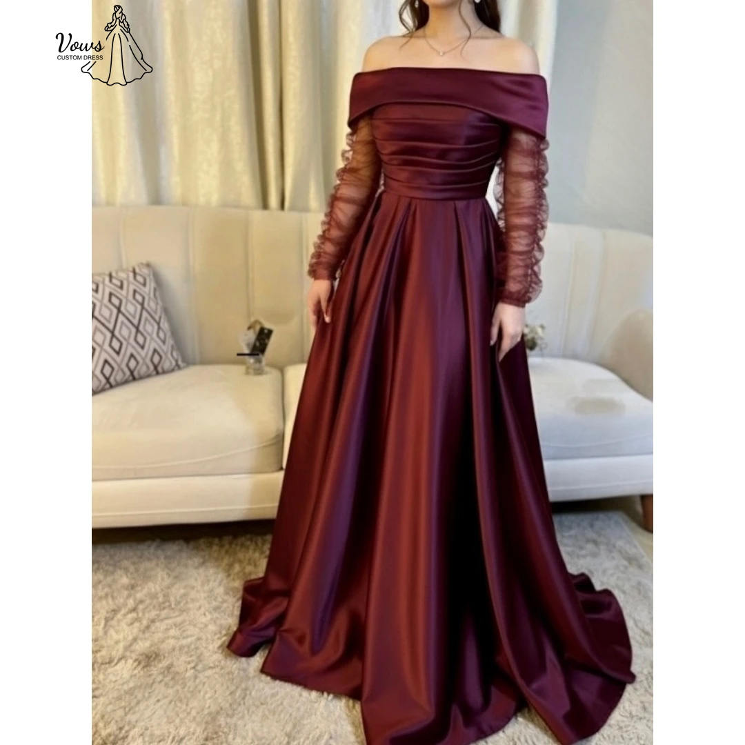 Vows Custom Made Party Dress for Wedding Guest Dresses Woman Luxurious Women's Evening Dresses Luxury 2025 Satin Line A Ballgown
Vows Custom Made Party Dress for Wedding Guest Dresses Woman Luxurious Women's Evening Dresses Luxury 2025 Satin Line A Ballgown