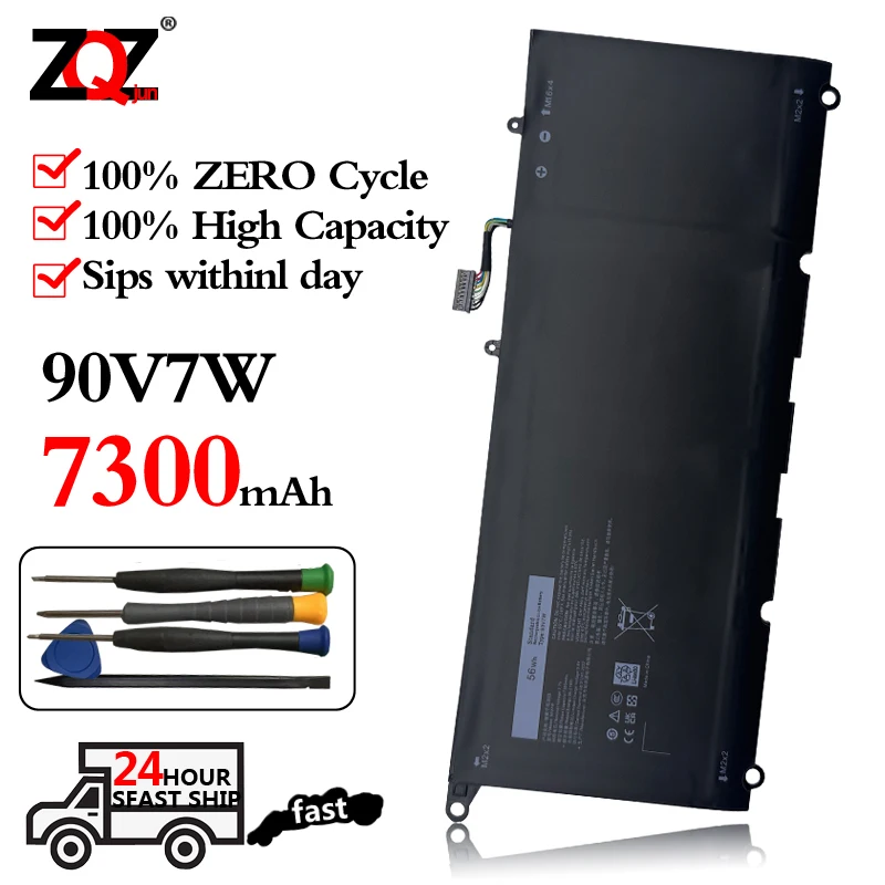 90V7W JHXPY JD25G 090V7W Laptop Battery For Dell XPS 13 9343 XPS13 9350 13D-9343 P54G 0N7T6 5K9CP RWT1R 0DRRP 56WH
90V7W JHXPY JD25G 090V7W Laptop Battery For Dell XPS 13 9343 XPS13 9350 13D-9343 P54G 0N7T6 5K9CP RWT1R 0DRRP 56WH